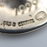 Georg Jensen ジョージジェンセン ネックレス 1999 ヘマタイト シルバー925 6.3g アクセサリー H8877