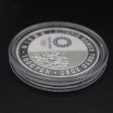 東京オリンピック 2020年 バドミントン 1000円銀貨 純銀 平成31年 コイン 硬貨 ケース 総重量約37.4g 26K1013-1-3