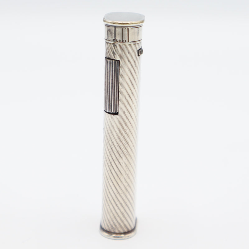 dunhill ダンヒル ガスライター スリム ローラー式 シルバーカラー 喫煙具 着火未確認 M619-2
