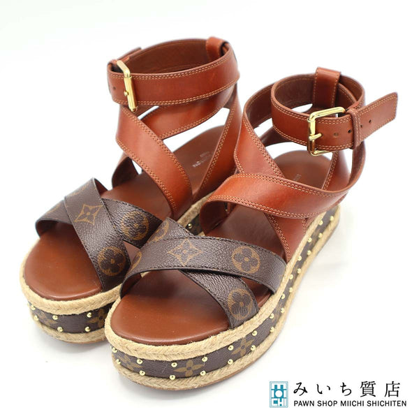 LOUIS VUITTON LV ルイヴィトン サンダル バウンダリー サイズ36 約23cm 靴 レディース k1261