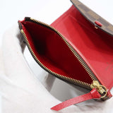 LOUIS VUITTON ルイヴィトン LV 財布 ポルトフォイユ・ヴィクトリーヌ N41659 ダミエ エベヌ 赤 袋あり 23s1257-1