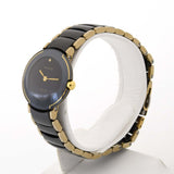 ok1274 稼働 腕時計 RADO ラドー ダイアスター 204.0302.3 クォーツ 黒色文字盤 2025.8 電池交換済 ok1274