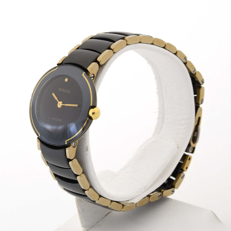 ok1274 稼働 腕時計 RADO ラドー ダイアスター 204.0302.3 クォーツ 黒色文字盤 2025.8 電池交換済 ok1274