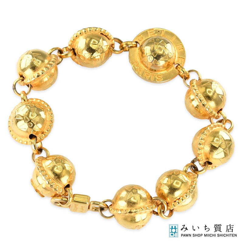 CELINE セリーヌ ブレスレット ブレス スターボール GP ゴールドカラー レディース アクセサリー H7963