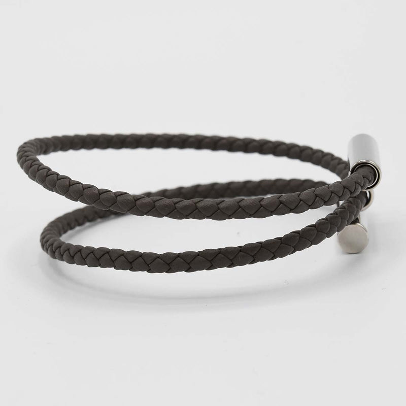 HERMES エルメス ブレスレット トゥルニス グレー シルバーカラー アクセサリー 袋有 M4012