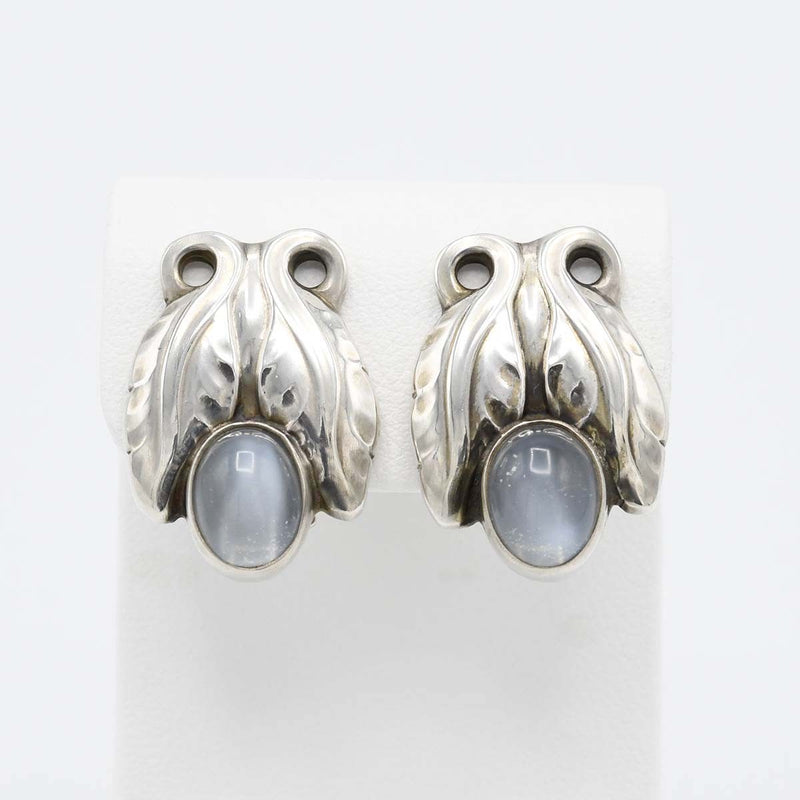 GEORG JENSEN ジョージジェンセン イヤリング アクセサリー 108 シルバー925 ムーンストーン 総重量：約8.7g ko220