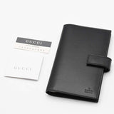 GUCCI グッチ 手帳カバー スケジュール帳 カバー ブラック 黒 ブランド小物 H19097
