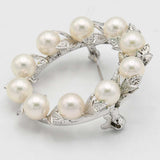 MIKIMOTO ミキモト ブローチ パール シルバー 約6.7g アクセサリー 箱ケース H24747