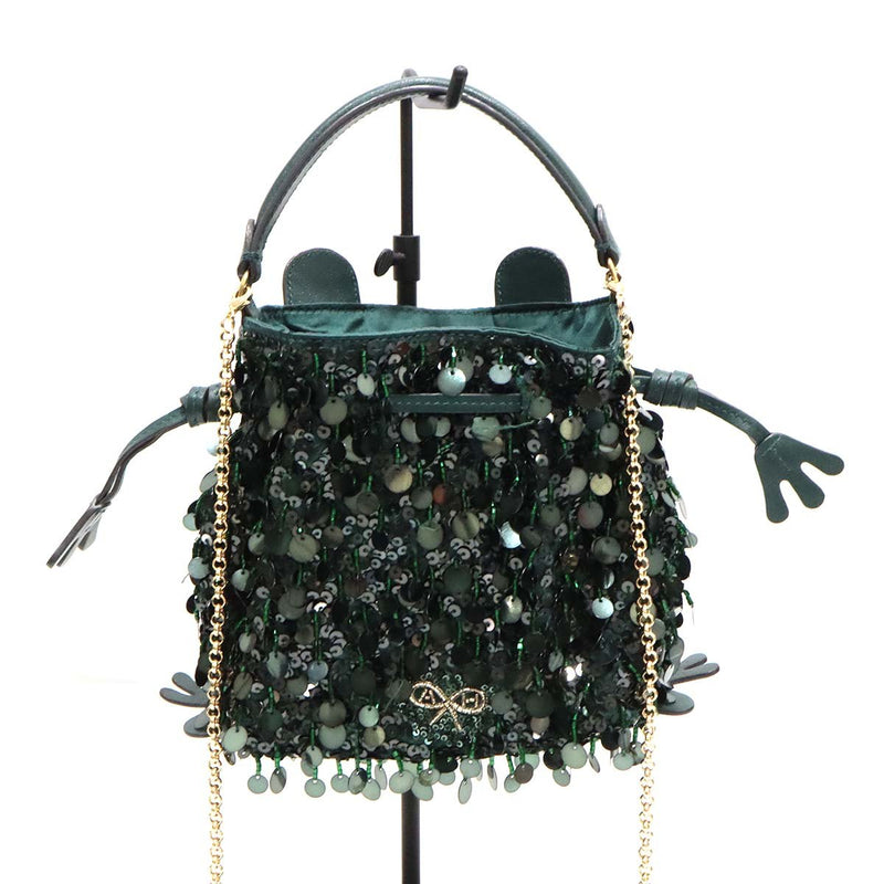 ANYA HINDMARCH アニヤハインドマーチ スパンコール ミニフロッグ