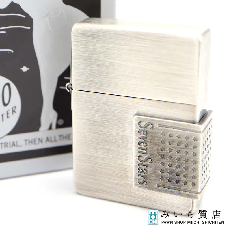 未使用 ZIPPO ジッポ Seven Stars セブンスター 1935 レプリカ オイルライター 喫煙具 21k631-1