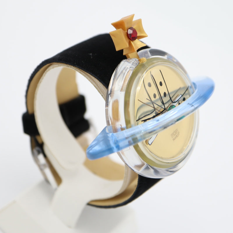 Vivienne Westwood ヴィヴィアンウエストウッド Swatch スウォッチ POP クォーツ 2025.9電池交換済み H12372
