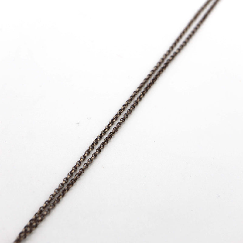 Georg Jensen ジョージジェンセン ネックレス 1999 ヘマタイト シルバー925 6.3g アクセサリー H8877