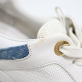 LOUIS VUITTON ルイヴィトン LV NV0179 ランアウェイライン スニーカー 靴 38サイズ デニム レザー M4035