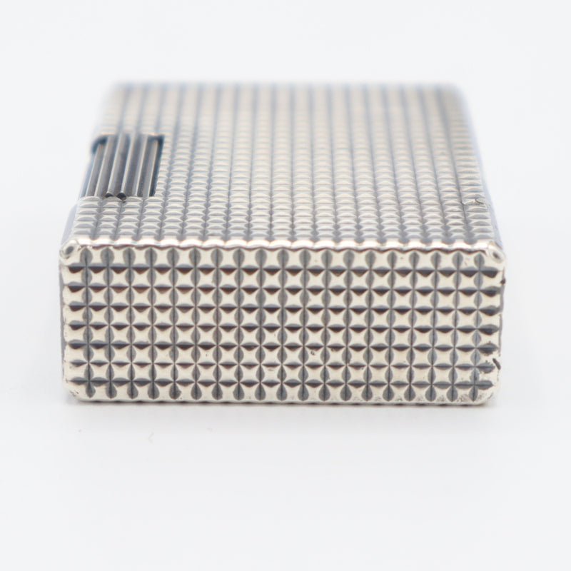 S.T.Dupont デュポン ガスライター LINE1S ライン1S ショート ローラー式 ダイヤモンドヘッド シルバーカラー 着火未確認 H2985