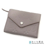 LOUIS VUITTON ルイヴィトン 三つ折り財布 モノグラム・アンプラント ポルトフォイユヴィクトリーヌ M13466 袋 26k221-1