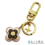 LOUIS VUITTON ルイヴィトン LV キーホルダー M63085 ポルト クレ・ブルーミングフラワー BB バッグチャーム H24520