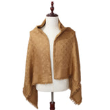 LOUIS VUITTON ルイヴィトン LV 402336 ストール マフラー 大判 ブラウン系 箱有 H21000