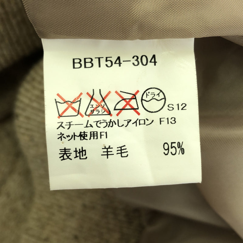 BURBERRY LONDON バーバリー ロンドン ジップアップニット ベージュ チェック Mサイズ レディース ok360-26