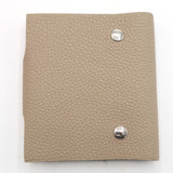 HERMES エルメス ノートカバー メモ帳 ユリス ミニ  ベージュ系 □K刻印 箱有 H22300