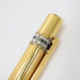 Cartier マストドゥカルティエ ボールペン ツイスト式 筆記用具 ゴールドカラー 筆記確認済み J459