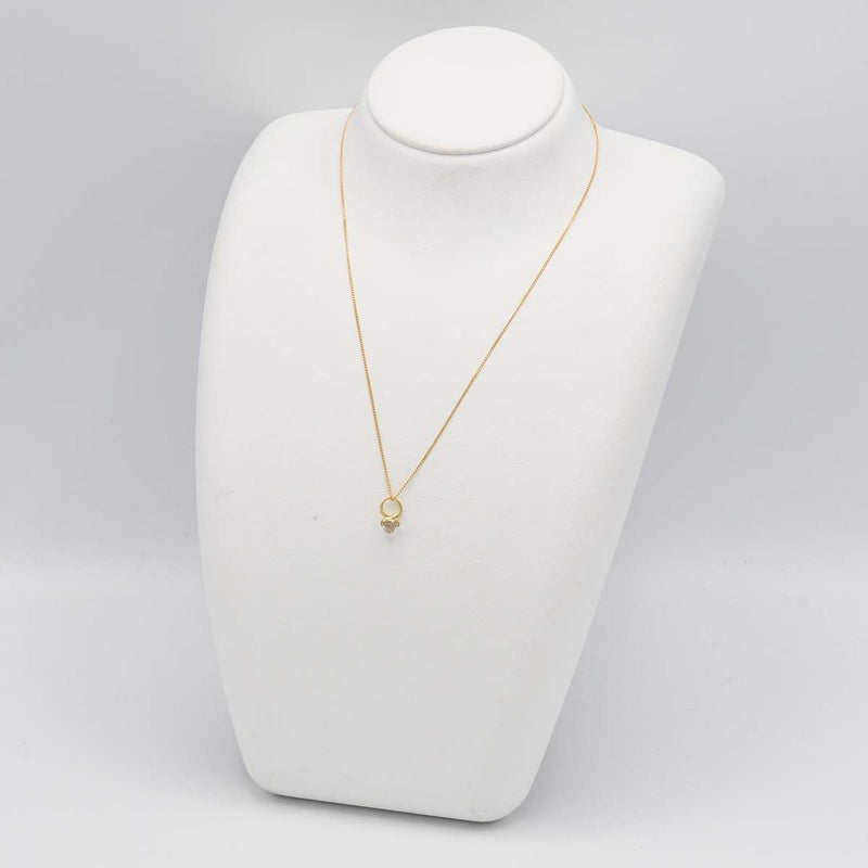 仕上げ済 TASAKI タサキ ネックレス リングモチーフ 750 2.1g ゴールド アクセサリー H15168