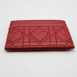 Christian Dior クリスチャン ディオール ハート カードケース パスケース CDロゴ レッド 赤色 25k142-1