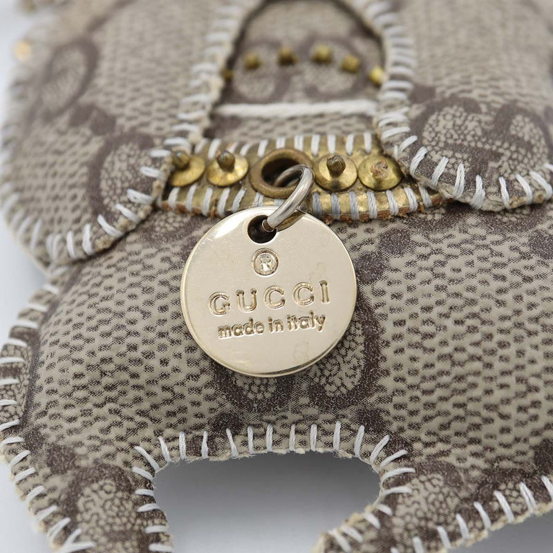 GUCCI グッチ グッチョリシリーズ GG レア キーリング ブルドック アニマル キーチャーム H15891-1