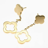 仕上済 VanCleef&Arpels VCA ヴァンクリーフ&アーペル ピアス ビザンチン アルハンブラ K18 750 5.3g アクセサリー H14054