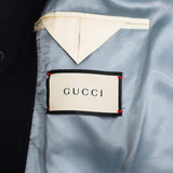 GUCCI グッチ チェスターコート BEE 蜂 サイズ52R アウター オーバーコート ネイビー色 メンズ 24s1033-12