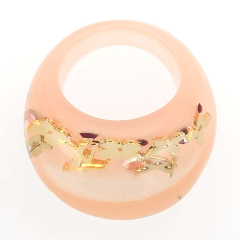 LOUIS VUITTON ルイヴィトン リング バーグ アンクルージョン M65603 L ピンク クリア レジン 指輪 15号 H19740