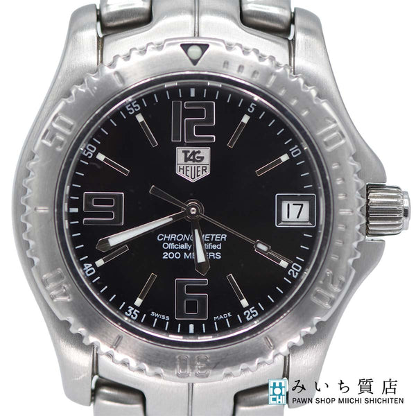 腕時計 稼働 TAG HEUER タグホイヤー WT5210 自動巻き メンズ 黒色文字盤 H5802