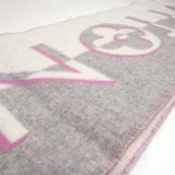 LOUIS VUITTON ルイヴィトン LV マフラー M93281 マフラー･デュオ インフィニティ ローズ ピンク ホワイト 箱 26k133-3