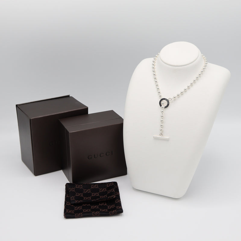 GUCCI グッチ ネックレス ボールチェーン 925 シルバー 約25.2g アクセサリー M4125