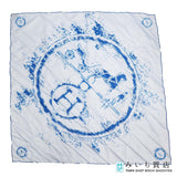 HERMES エルメス スカーフ カレ70 Ex-libris globe-trotter 馬 水色 シルク100％ 服飾小物 H22058