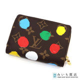 LOUIS VUITTON ルイヴィトン 草間彌生 LV×YK 二つ折り財布 M81981  ポルトフォイユ・ルー モノグラム H9540