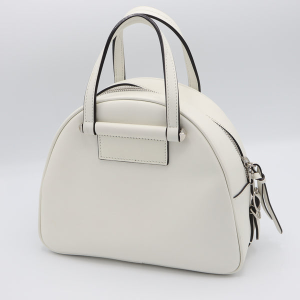 JIMMY CHOO ジミーチュウ 2way ショルダーバッグ ハンドバッグ 鞄 ホワイト レディース H19771