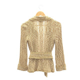 CHANEL シャネル カーディガン 06P P28058 / M4427 ベージュ 金 サイズ36 服 アウター ok1889