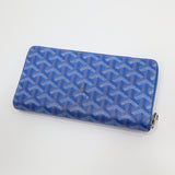 GOYARD ゴヤール マティニョン ジップ GM ラウンドジップ 長財布 ウォレット 青 ブルー 20K79-84