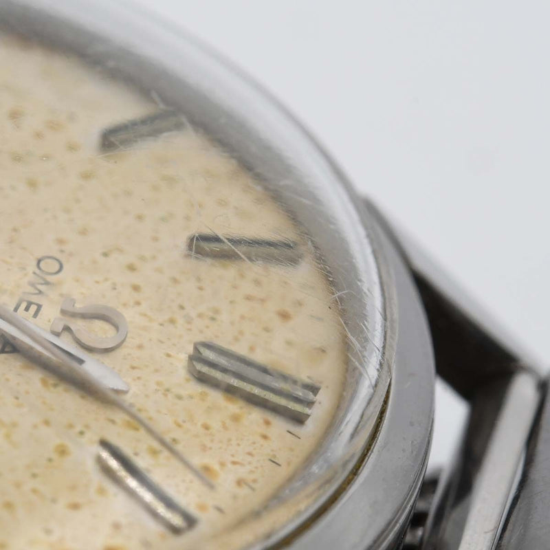 腕時計 稼働 OMEGA オメガ シーマスター 30 135.007-66 cal.286 手巻き シルバー色文字盤 ベルト社外品 箱有 H1289