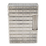 S.T.Dupont デュポン ライン1 ショート ガスライター 喫煙具 シルバーカラー 着火未確認 ケース有 eco1529