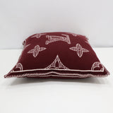 LOUIS VUITTON ルイヴィトン LV M79362 クッション モノグラム シャドウ ウール カシミヤ混 エンジ 保管袋・箱 25s1337-2