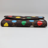 LOUIS VUITTON LV ルイヴィトン 財布 M81980 ポルトフォイユ・サラ 草間彌生 NM 箱袋 H23006!