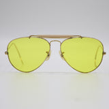 Ray-Ban レイバン B&L RAY-BAN U.S.A. サングラス アウトドアーズマン カリクローム 1/30 10K GO 度なし イエロー ケース 26k987-17