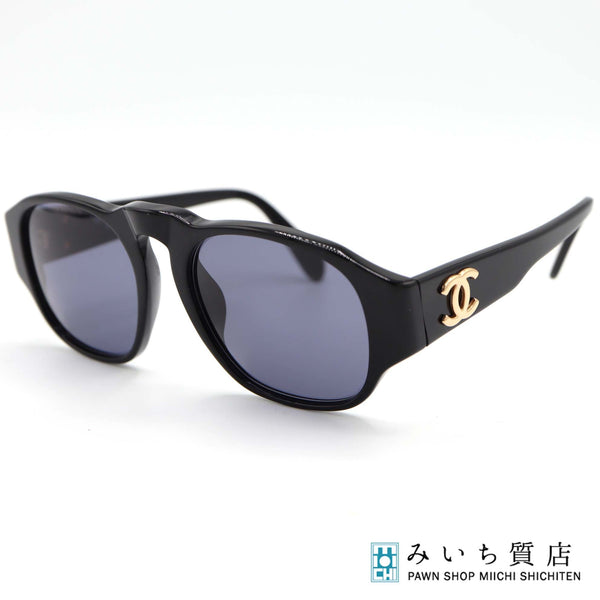 CHANEL シャネル サングラス ココマーク 01452 94305 ブラック アイウェア ケース付 度無し M4080
