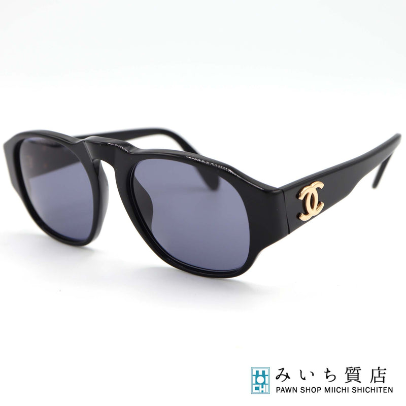 CHANEL シャネル サングラス ココマーク 01452 94305 ブラック アイウェア ケース付 度無し M4080