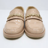 CHANEL シャネル G37430 ローファー ロゴ 36サイズ エナメルベージュ 靴 シューズ H21870