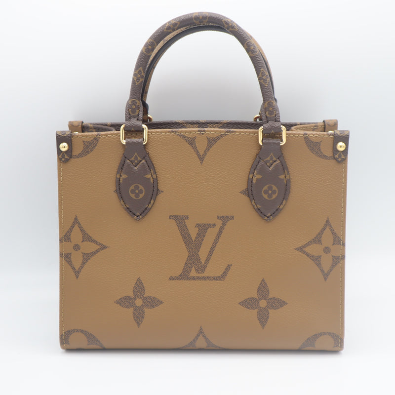 LOUIS VUITTON LV ルイヴィトン ハンドバッグ オンザゴー PM M46373 2way モノグラム 箱袋 25k713-1