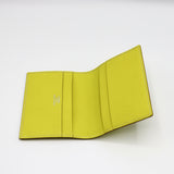 未使用品 HERMES エルメス エブリン カードケース シェーブル LIME 2011年製造 □O刻 箱 Hロゴ ライムカラー H9797