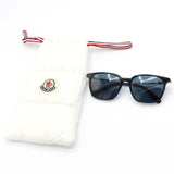 MONCLER モンクレール サングラス ML0225 55□18 145 度なし アイウェア 服飾小物 ブルー系 保管袋 24k265-1