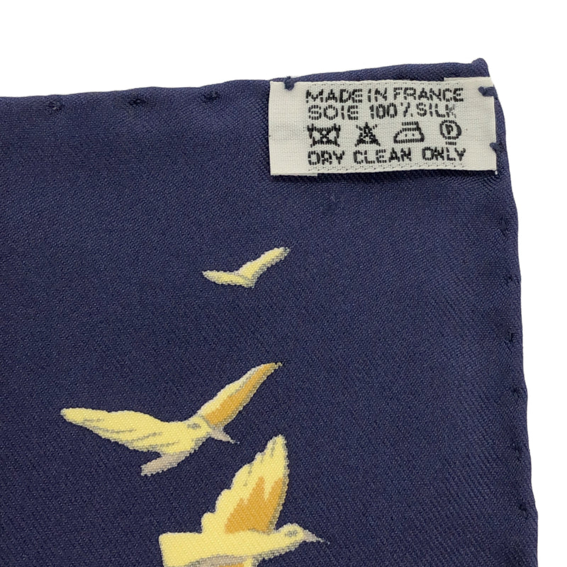 HERMES エルメス スカーフ カレ90 L'ATLANTIDE アトランティス大陸 シルク100％ ブルー系 服飾小物 ok1140
